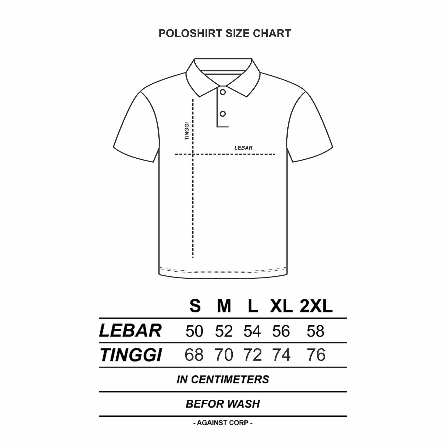 Polo Shirt Kepal Yellow