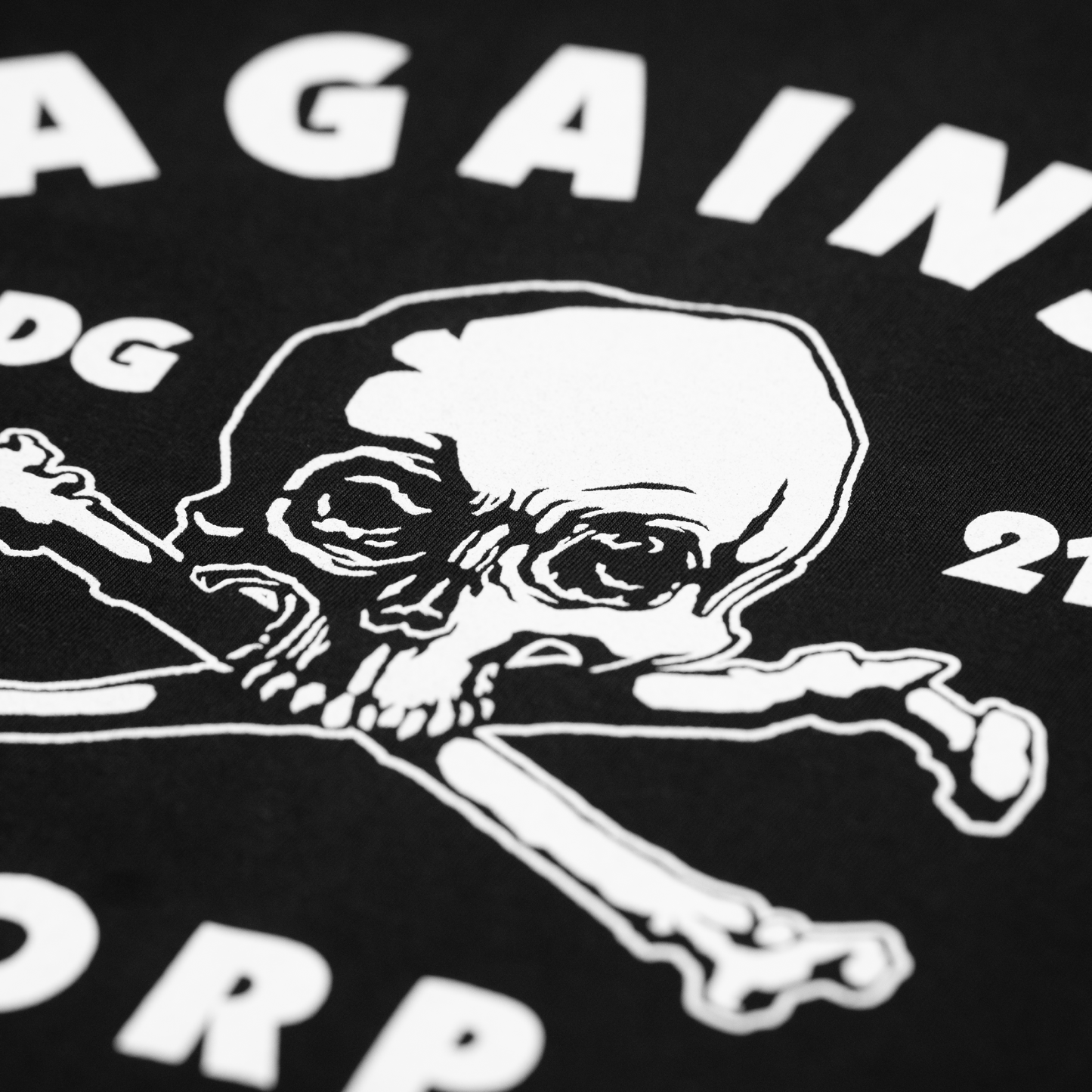 Tshirt Crosbone Black