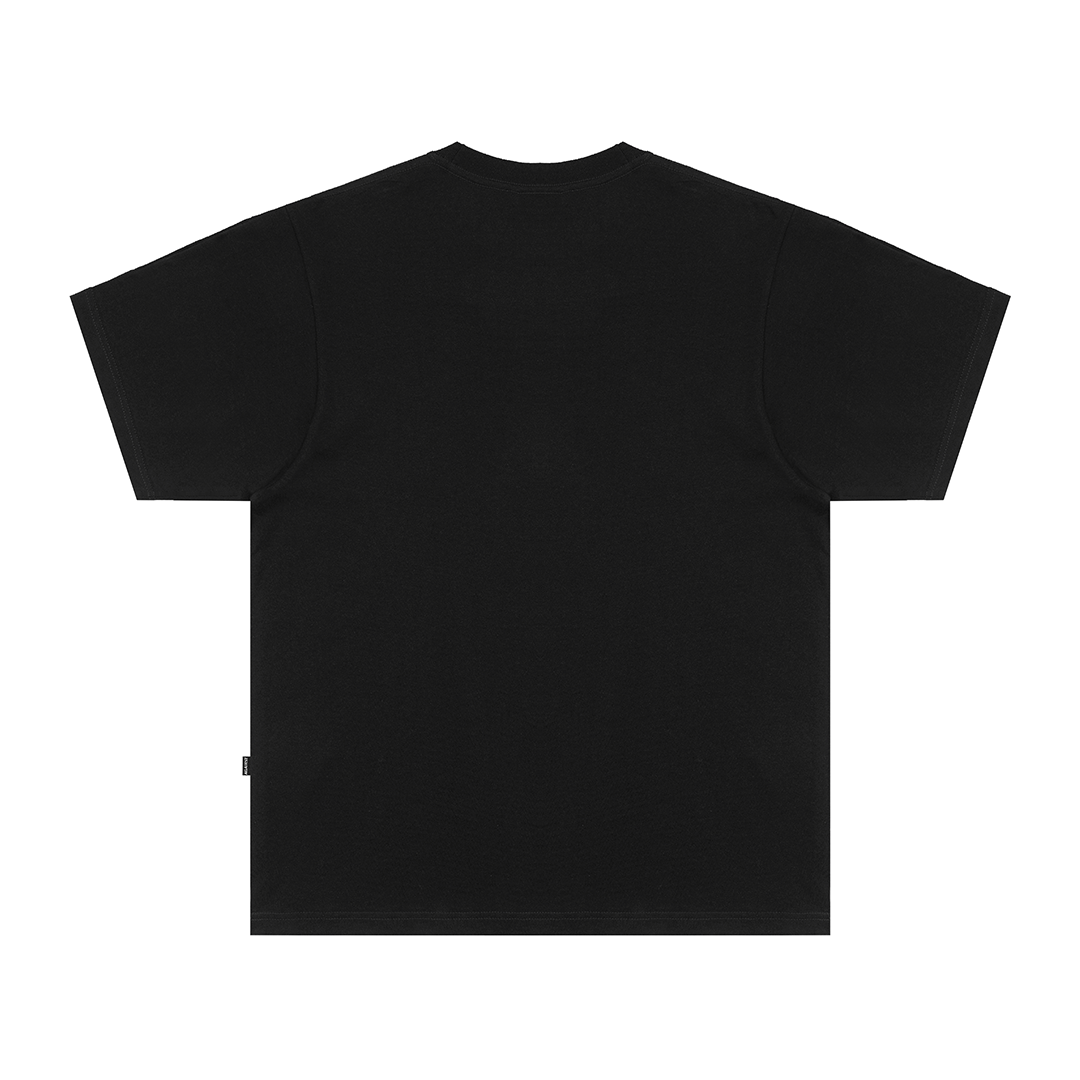 Against Beefy Black Oversize 16s Tshirt