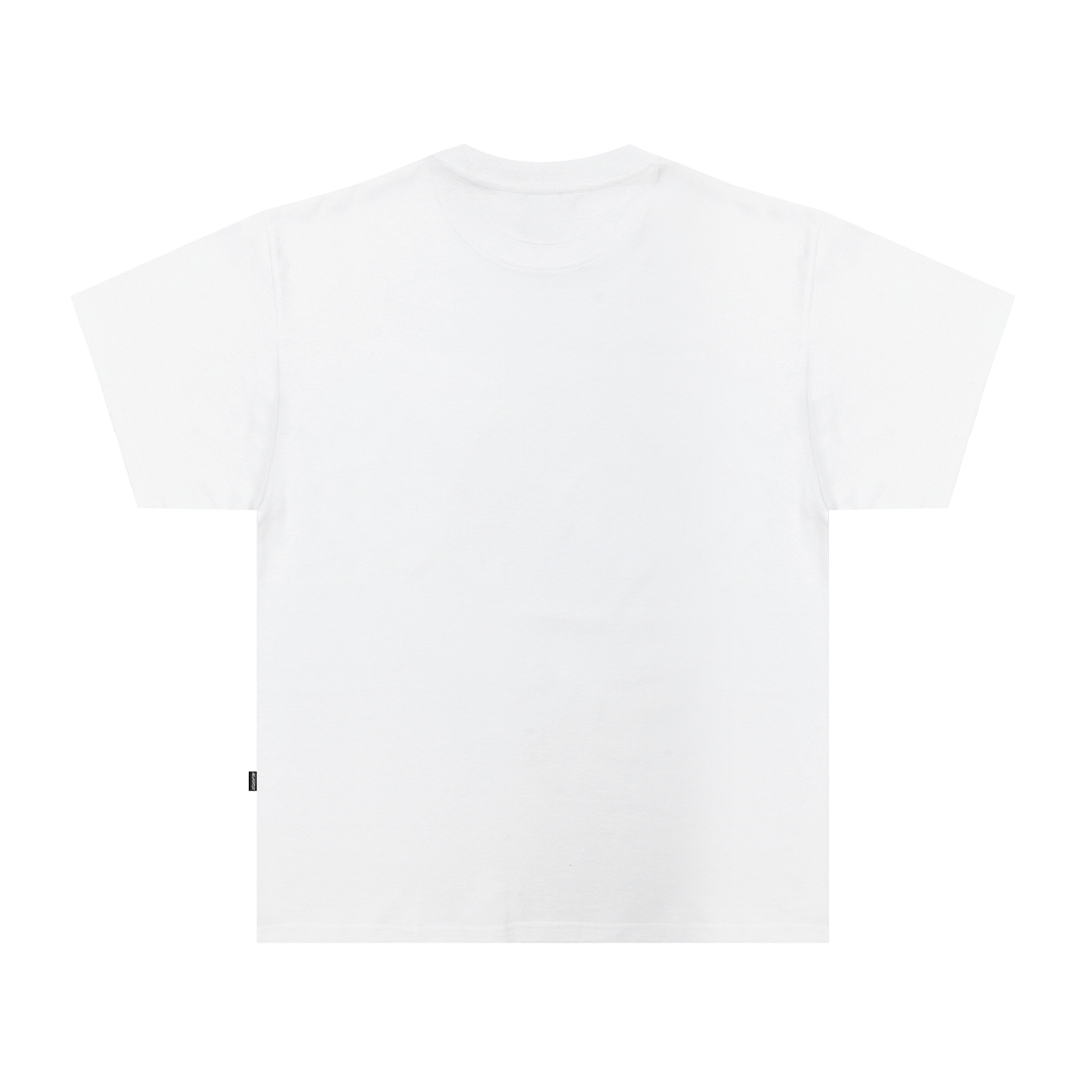 Against Beefy White Oversize 16s Tshirt